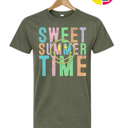 Sweet Summer Time Smiley Face Tee