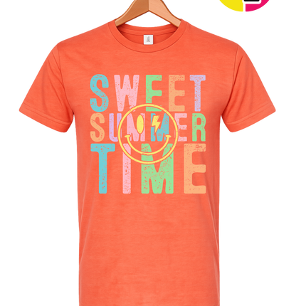 Sweet Summer Time Smiley Face Tee