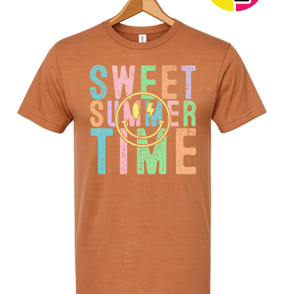 Sweet Summer Time Smiley Face Tee
