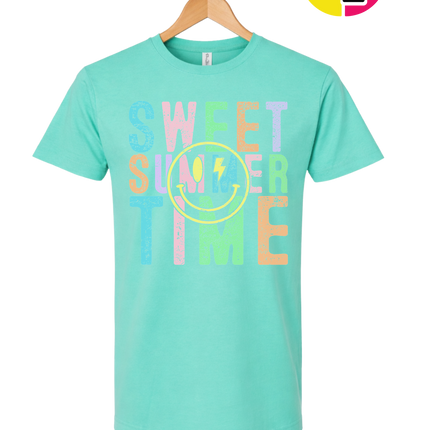 Sweet Summer Time Smiley Face Tee
