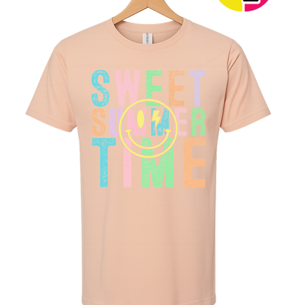 Sweet Summer Time Smiley Face Tee