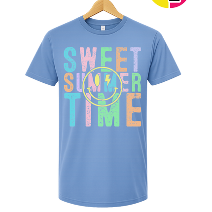 Sweet Summer Time Smiley Face Tee