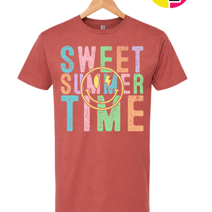 Sweet Summer Time Smiley Face Tee