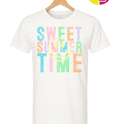 Sweet Summer Time Smiley Face Tee