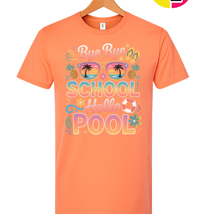 Bye Bye School, Hello Pool Tee