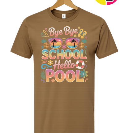 Bye Bye School, Hello Pool Tee