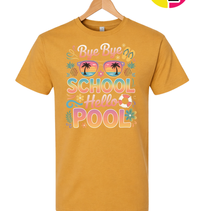 Bye Bye School, Hello Pool Tee