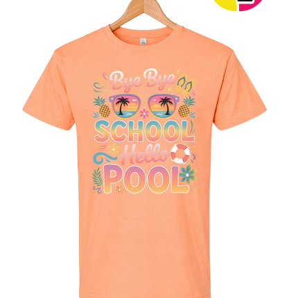 Bye Bye School, Hello Pool Tee