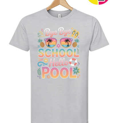 Bye Bye School, Hello Pool Tee