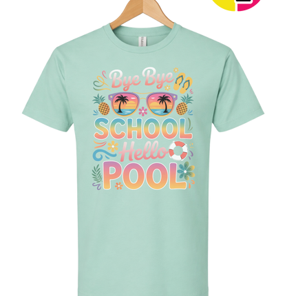 Bye Bye School, Hello Pool Tee
