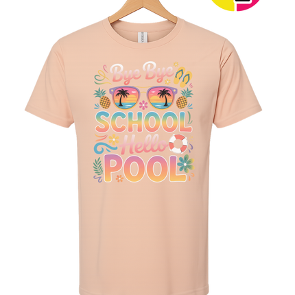 Bye Bye School, Hello Pool Tee