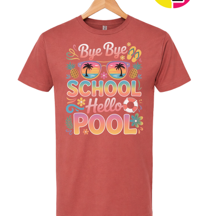 Bye Bye School, Hello Pool Tee