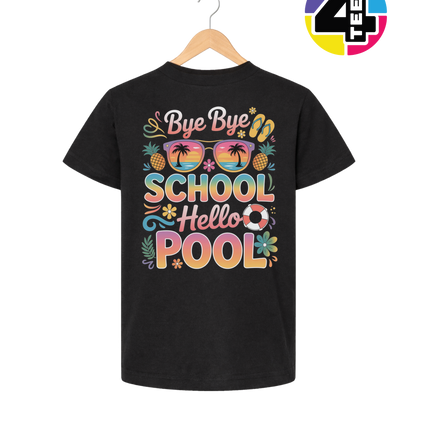 Bye Bye School, Hello Pool Youth Tee
