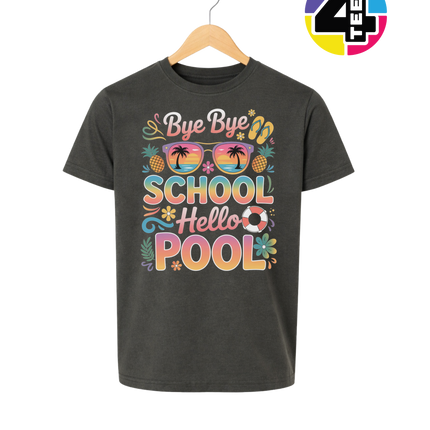 Bye Bye School, Hello Pool Youth Tee