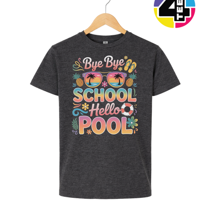 Bye Bye School, Hello Pool Youth Tee