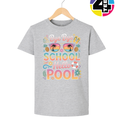 Bye Bye School, Hello Pool Youth Tee