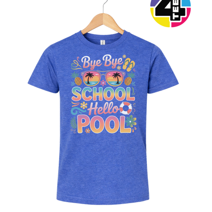 Bye Bye School, Hello Pool Youth Tee