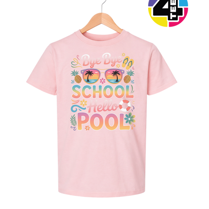 Bye Bye School, Hello Pool Youth Tee