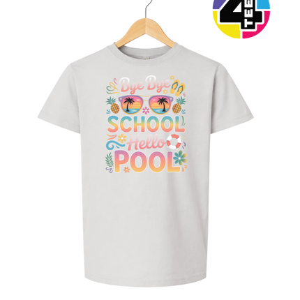 Bye Bye School, Hello Pool Youth Tee