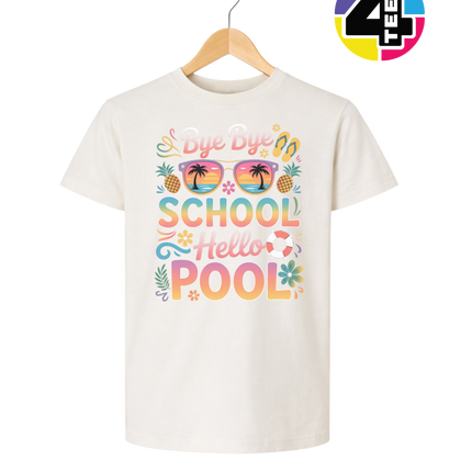 Bye Bye School, Hello Pool Youth Tee