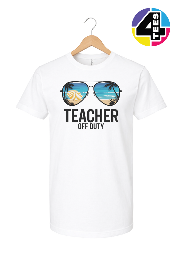 Teacher Off Duty Summer Tee