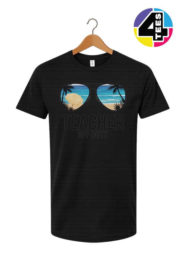 Teacher Off Duty Summer Tee