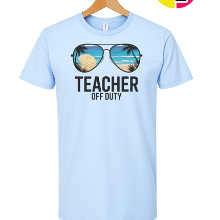 Teacher Off Duty Summer Tee