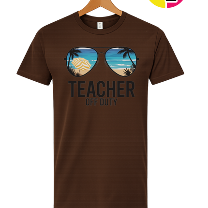 Teacher Off Duty Summer Tee