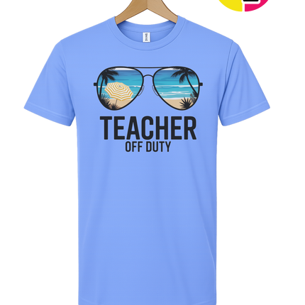 Teacher Off Duty Summer Tee