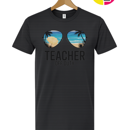 Teacher Off Duty Summer Tee