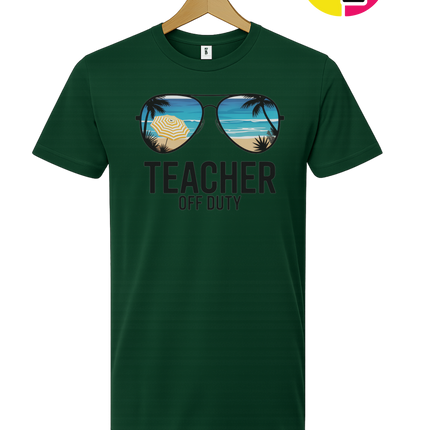 Teacher Off Duty Summer Tee