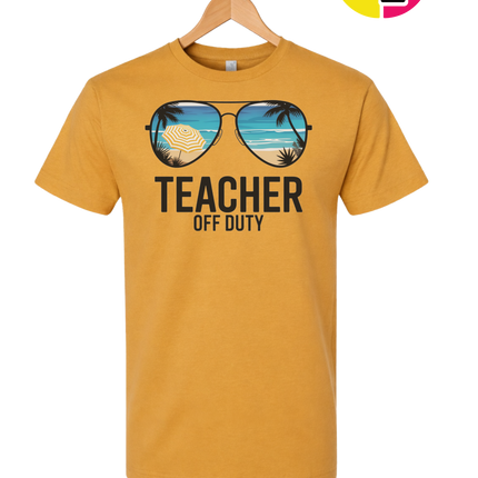 Teacher Off Duty Summer Tee