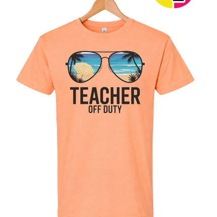 Teacher Off Duty Summer Tee