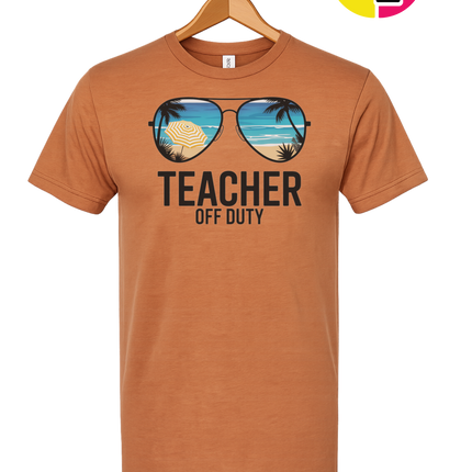 Teacher Off Duty Summer Tee