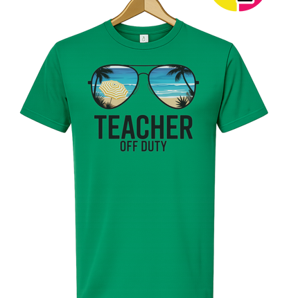 Teacher Off Duty Summer Tee