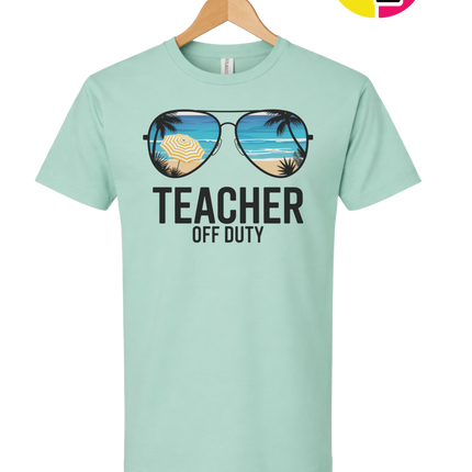 Teacher Off Duty Summer Tee