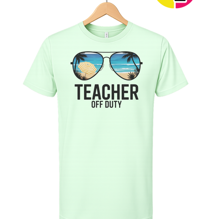 Teacher Off Duty Summer Tee