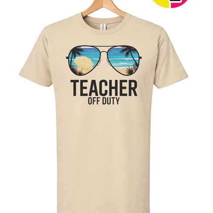 Teacher Off Duty Summer Tee