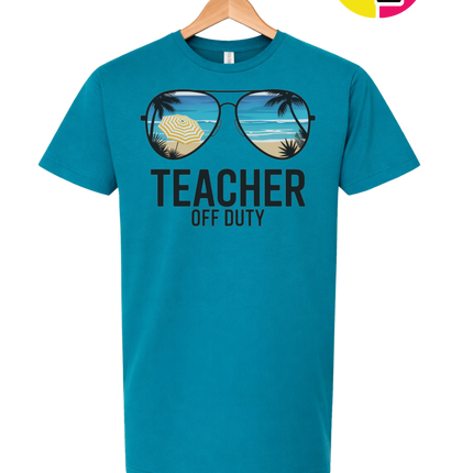 Teacher Off Duty Summer Tee