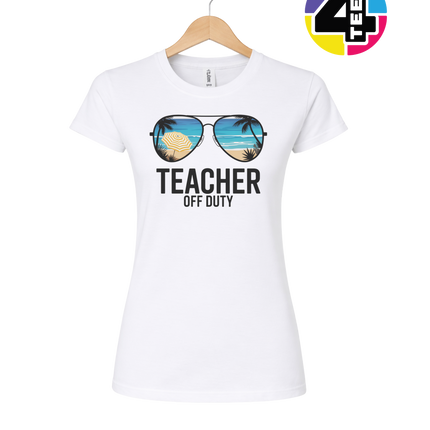 Teacher Off Duty Summer Women's Tee