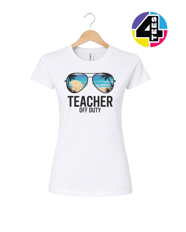 Teacher Off Duty Summer Women's Tee