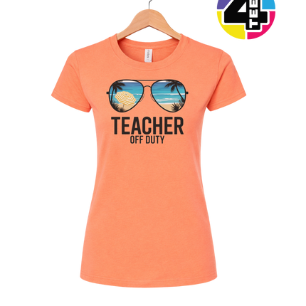 Teacher Off Duty Summer Women's Tee
