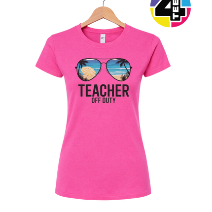 Teacher Off Duty Summer Women's Tee