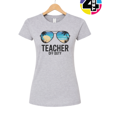 Teacher Off Duty Summer Women's Tee