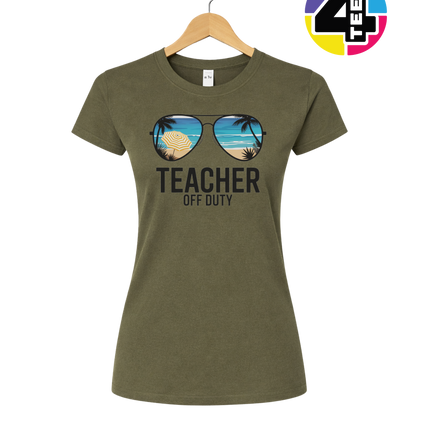 Teacher Off Duty Summer Women's Tee