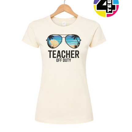 Teacher Off Duty Summer Women's Tee