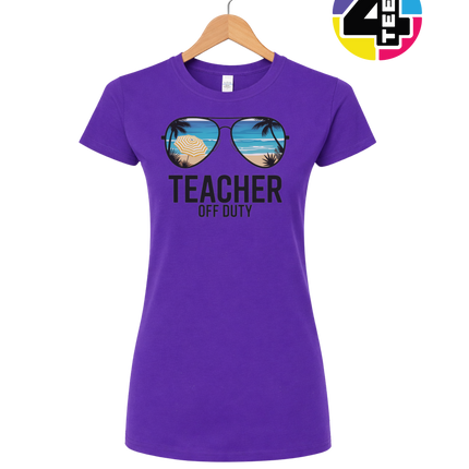 Teacher Off Duty Summer Women's Tee