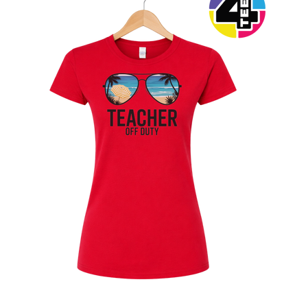 Teacher Off Duty Summer Women's Tee