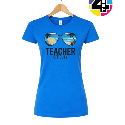 Teacher Off Duty Summer Women's Tee