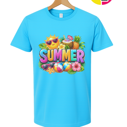 Summer Time Tropical Fruit Sun Tee